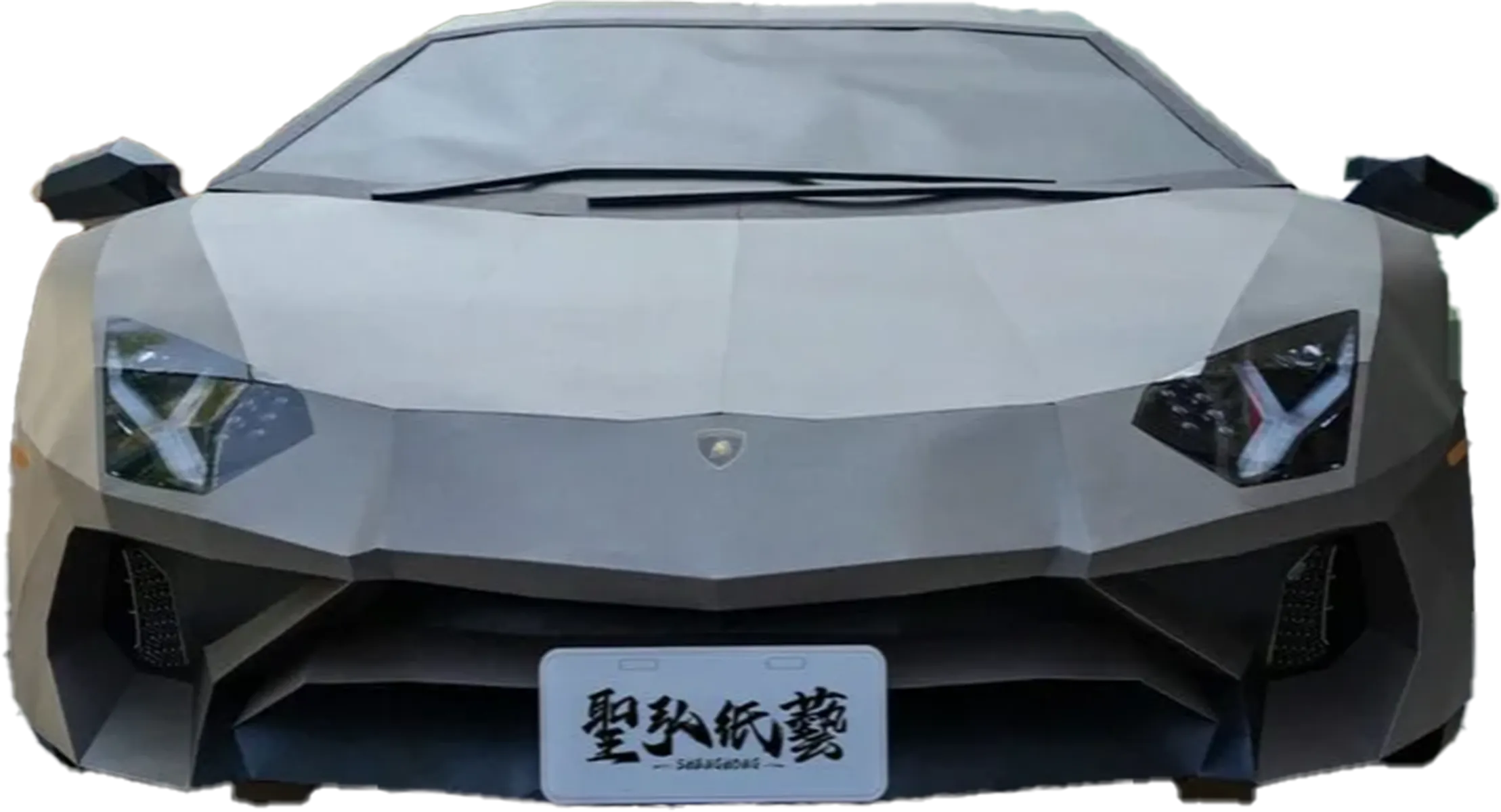客製紙紮1：1藍寶堅尼去背