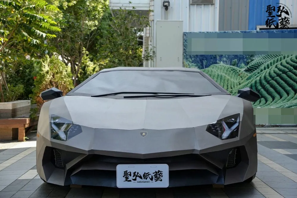 客製紙紮1：1藍寶堅尼 02