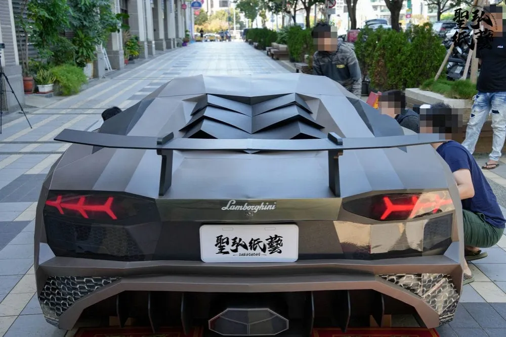 客製紙紮1：1藍寶堅尼 03