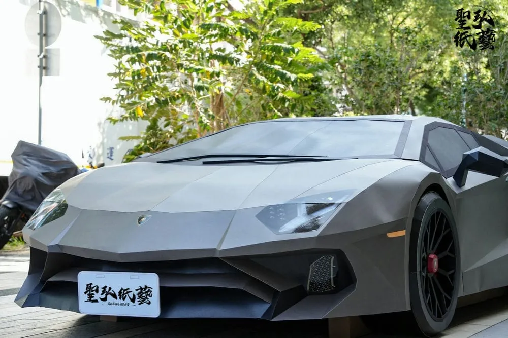 客製紙紮1：1藍寶堅尼 05