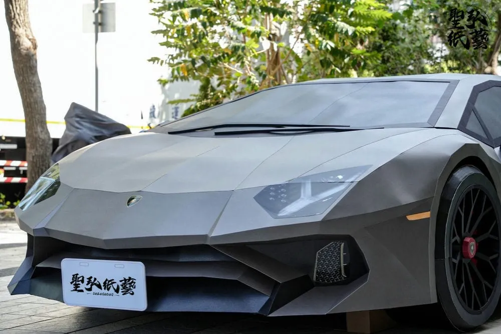 客製紙紮1：1藍寶堅尼 09