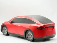 紙紮特斯拉 Model X(紅) 7